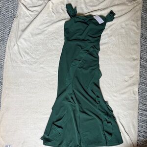 Grace Karin Elegant Green Maxi Dress